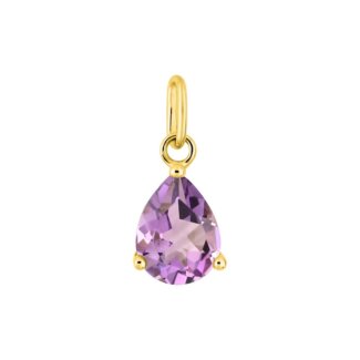 Pendentif goutte Femme Or jaune 750/1000 et Améthyste ROBBEZ MASSON