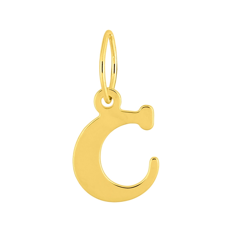 Pendentif lettre C OR jaune 750/1000 ROBBEZ MASSON