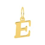 Pendentif lettre E, OR jaune 750/1000 ROBBEZ MASSON