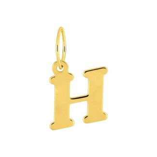 Pendentif lettre H, OR jaune 750/1000 ROBBEZ MASSON