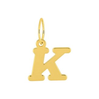 Pendentif lettre K, OR jaune 750/1000 ROBBEZ MASSON