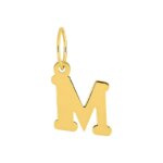 Pendentif lettre M, OR jaune 750/1000 ROBBEZ MASSON