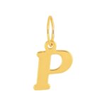 Pendentif lettre P, OR jaune 750/1000 ROBBEZ MASSON