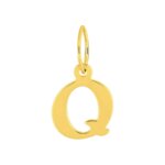 Pendentif lettre Q, OR jaune 750/1000 ROBBEZ MASSON