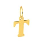 Pendentif lettre T, OR jaune 750/1000 ROBBEZ MASSON