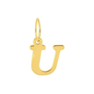Pendentif lettre U, OR jaune 750/1000 ROBBEZ MASSON