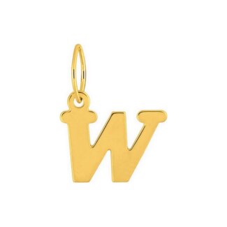 Pendentif lettre W, OR jaune 750/1000 ROBBEZ MASSON