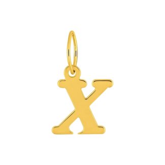 Pendentif lettre X, OR jaune 750/1000 ROBBEZ MASSON
