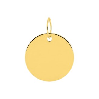 Pendentif médaille ronde Or jaune 750/1000 ROBBEZ MASSON