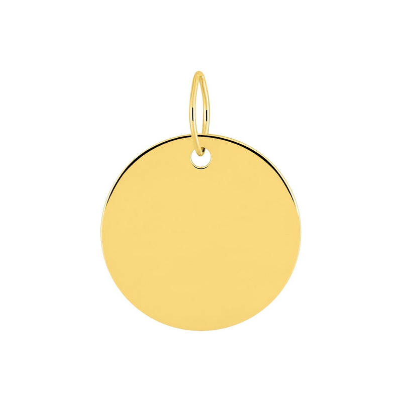 Pendentif médaille ronde Or jaune 750/1000 ROBBEZ MASSON