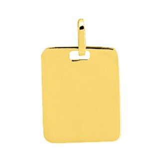 Pendentif plaque Or jaune 750/1000 ROBBEZ MASSON