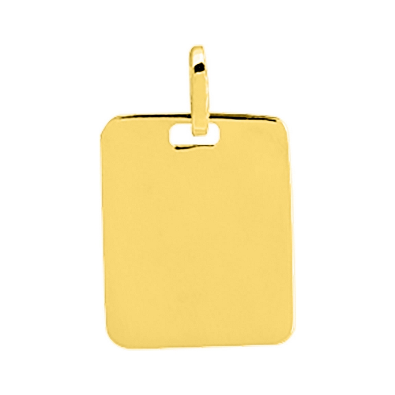 pendentif-plaque-or-jaune-750-gravable-robbez-masson-T7 Pendentif plaque Or jaune 750/1000 ROBBEZ MASSON