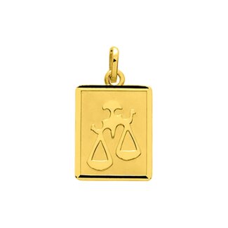 Pendentif Zodiaque Balance Or jaune 750/1000 ROBBEZ MASSON