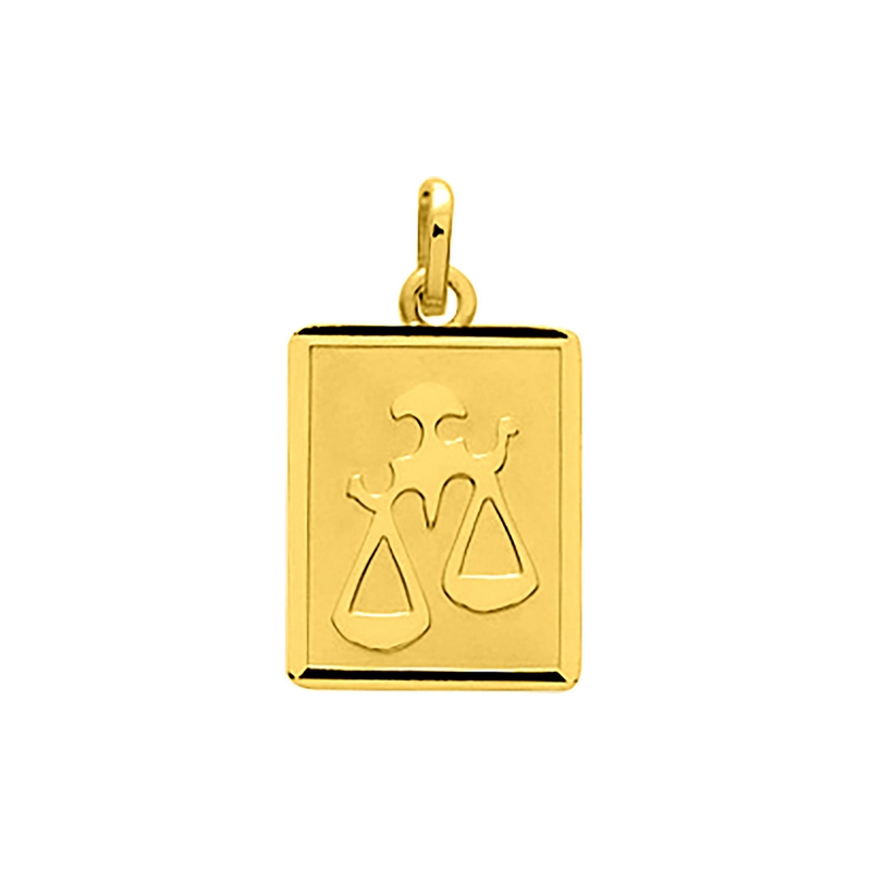 Pendentif Zodiaque Balance Or jaune 750/1000 ROBBEZ MASSON