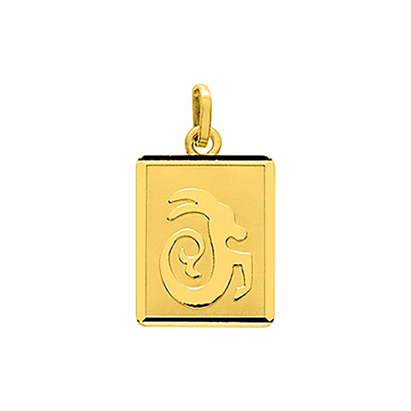 Pendentif Zodiaque Capricorne Or jaune 750/1000 ROBBEZ MASSON