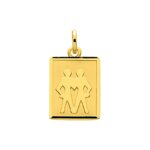 Pendentif Zodiaque Gémeaux Or jaune 750/1000 ROBBEZ MASSON