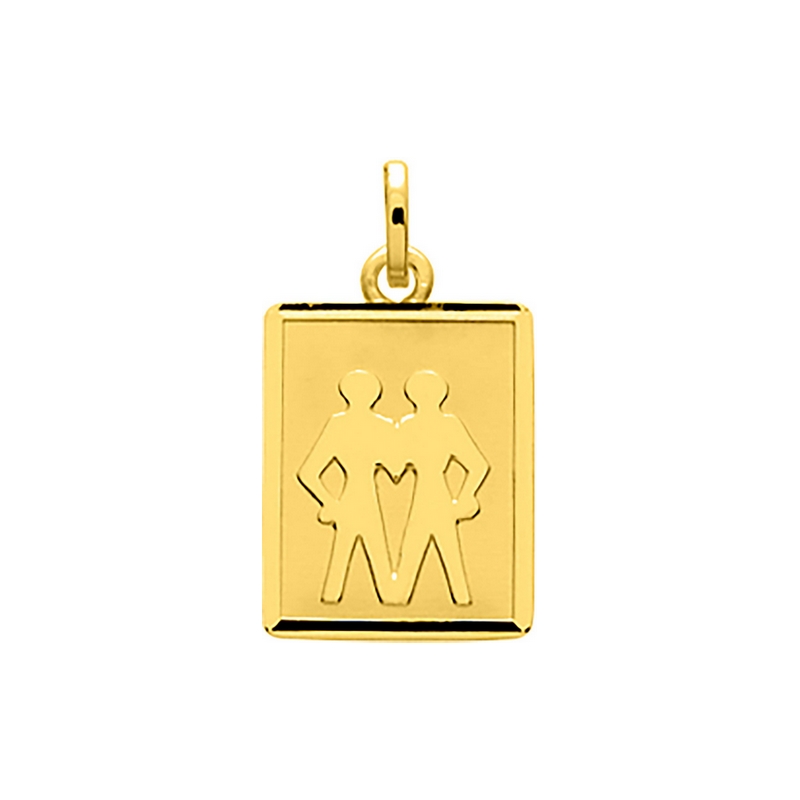 pendentif-zodiaque-gemeaux-or-jaune-750-robbez-masson-73222 Pendentif Zodiaque Gémeaux Or jaune 750/1000 ROBBEZ MASSON