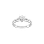 Solitaire accompagné Femme Argent 925/1000 et Oxyde de zirconium ROBBEZ MASSON