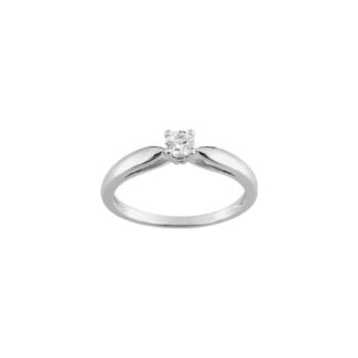 Solitaire Femme Argent 925/1000 et Oxyde de zirconium ROBBEZ MASSON