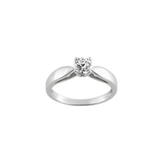 Solitaire Femme Argent 925/1000 et Oxyde de zirconium ROBBEZ MASSON