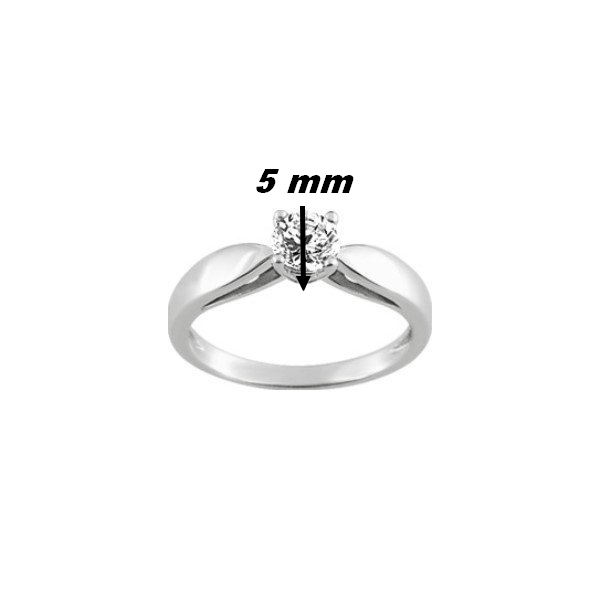solitaire-femme-argent-925-oxyde-robbez-masson-fiançaille-ASRX15Z-largeur Solitaire Femme Argent 925/1000 et Oxyde de zirconium ROBBEZ MASSON, largeur