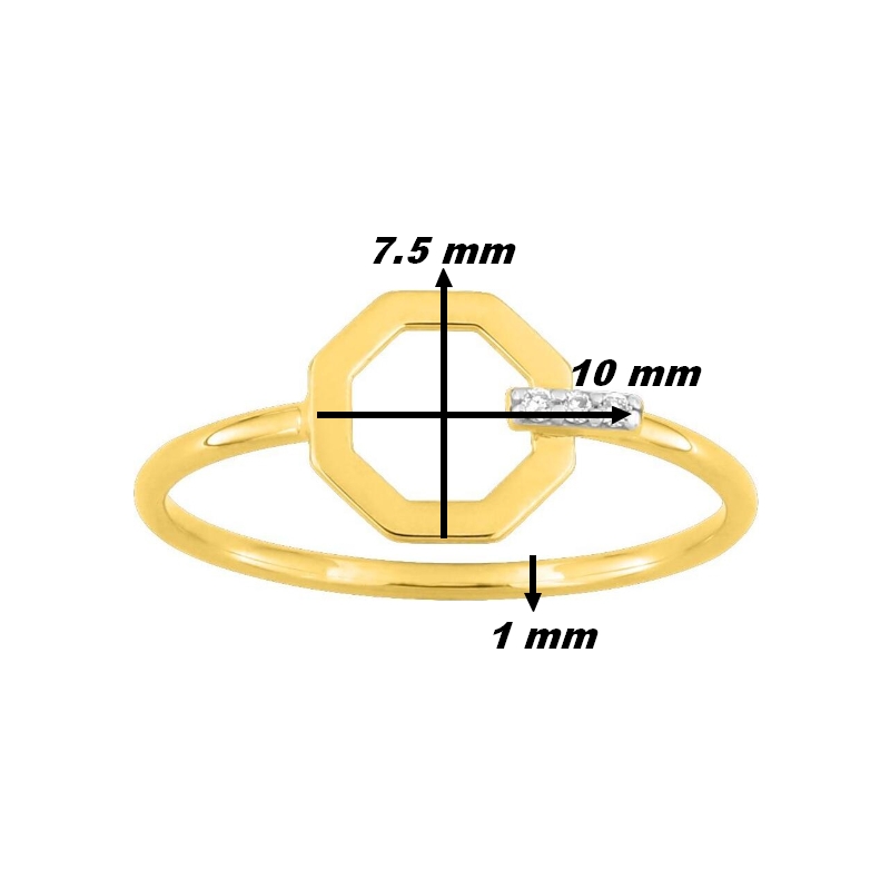 Bague-Femme-octogonale-Or-jaune-750-et-Diamants-robbez-masson-1-7464-33-dimensions Bague octogonale Femme Or jaune 750/10 et Diamants ROBBEZ MASSON, dimensions