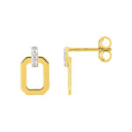 Boucles d’oreilles Femme Or jaune 750/1000 et Diamants ROBBEZ MASSON
