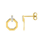 Boucles d’oreilles Femme Or jaune 750/1000 et Diamants ROBBEZ MASSON