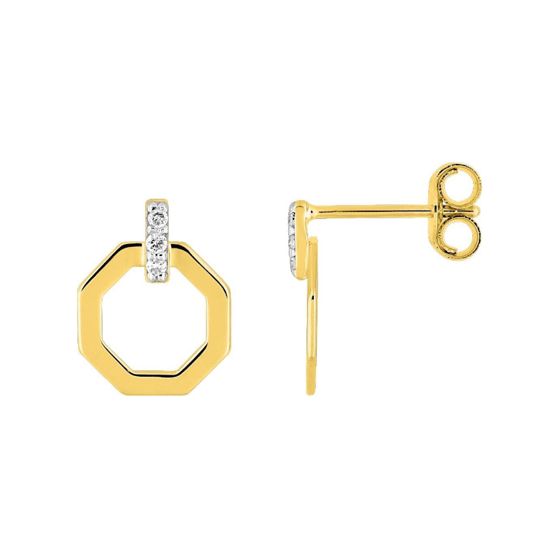 Boucles-d-oreilles-Femme-or-jaune-750-et-Diamants-robbez-masson-2-7322-33 Boucles d’oreilles Femme Or jaune 750/1000 et Diamants ROBBEZ MASSON