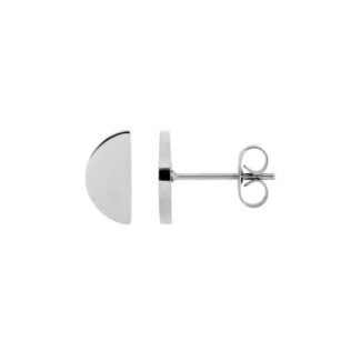 Boucles d’oreilles clous, 1/2 cercle Femme Acier inoxydable ROBBEZ MASSON
