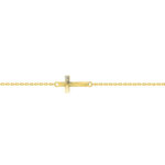 Bracelet Croix Or jaune 750/1000 ROBBEZ MASSON
