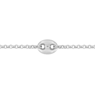 Bracelet Femme Grain de café Argent 925/1000 ROBBEZ MASSON