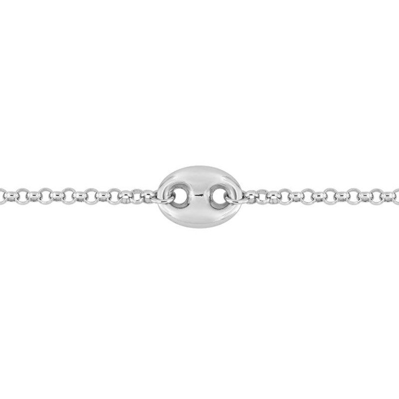 Bracelet-Femme-Argent-925-Grain-de-café-robbez-masson-333678 Bracelet Femme Grain de café Argent 925/1000 ROBBEZ MASSON