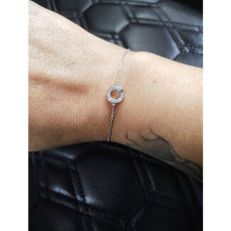 Bracelet Femme Argent 925/1000 et Oxydes de zirconium ROBBEZ MASSON porté