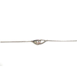 Bracelet Femme Argent 925/1000 et Oxydes de zirconium entre lassée ROBBEZ MASSON