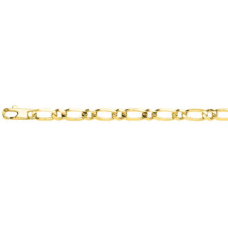 Bracelet Femme Or jaune 750/1000 maille alternée ROBBEZ MASSON