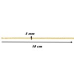 Bracelet Femme Or jaune 750/1000 ROBBEZ MASSON, dimensions