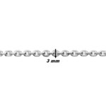 Chaîne forçat Argent 925/1000 ROBBEZ MASSON, largeur