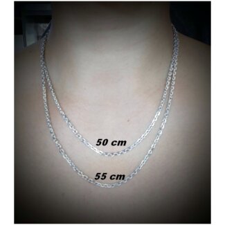 Chaîne forçat Argent 925/1000 ROBBEZ MASSON portée