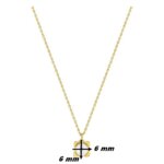 Collier Femme Or jaune 750/1000 et Perle de culture ROBBEZ MASSON, dimensions