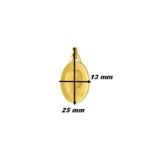 Médaille Vierge Or jaune 750/1000 ROBBEZ MASSON, dimensions