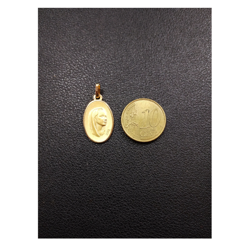 Médaille Vierge Or jaune 750/1000 ROBBEZ MASSON, taille