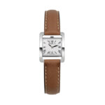 Montre Femme Vième Avenue HERBELIN, Acier inoxydable et Cuir marron 17037AP01GD