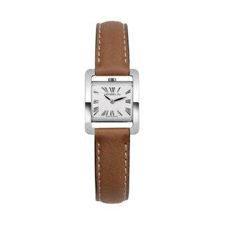Montre Femme Vième Avenue HERBELIN, Acier inoxydable et Cuir marron 17037AP01GD