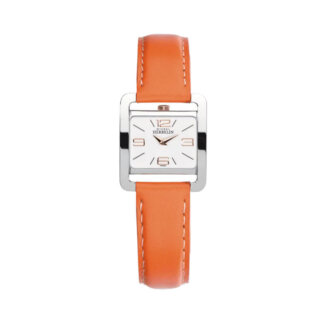 Montre Femme Vième Avenue HERBELIN, Acier inoxydable et Cuir orange 17137TR11MD