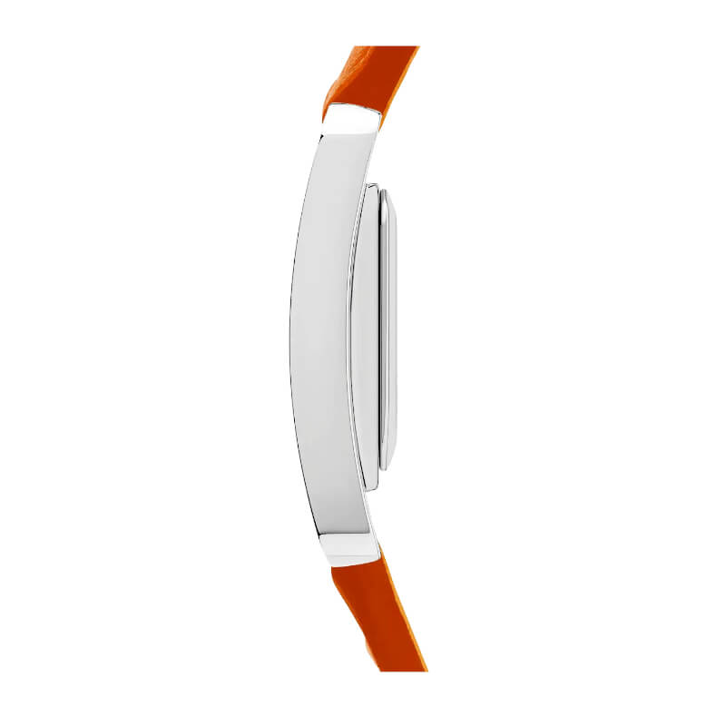 Montre-Femme-Vieme-Avenue-cuir-otange-et-Acier-inoxydable-HERBELIN-17137TR22MD-coté Montre Femme Vième Avenue HERBELIN, Acier inoxydable et Cuir orange 17137TR11MD, côté