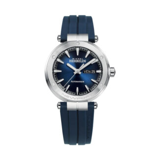 Montre Homme NEWPORT Automatique HERBELIN, Elastomère FKM et Acier inoxydable 1768A15CB