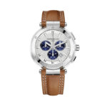 Montre Homme NEWPORT Chronographe HERBELIN, Acier inoxydable et Cuir marron 37688A42GD