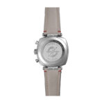 Montre Homme NEWPORT Héritage Chronographe HERBELIN, Acier inoxydable et cuir bleu 35664AP25, arrière