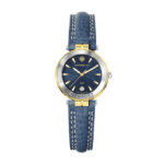 Montre Femme NEWPORT Originals HERBELIN, Acier inoxydable bicolore et Cuir bleu 14255T35